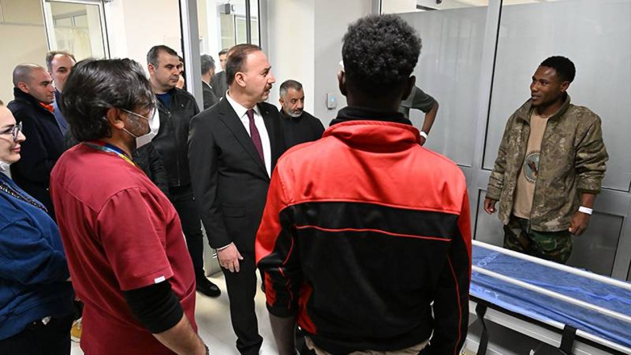 Isparta'da Somalili askerlerin kavgası: Vali yaralıları hastanede ziyaret etti