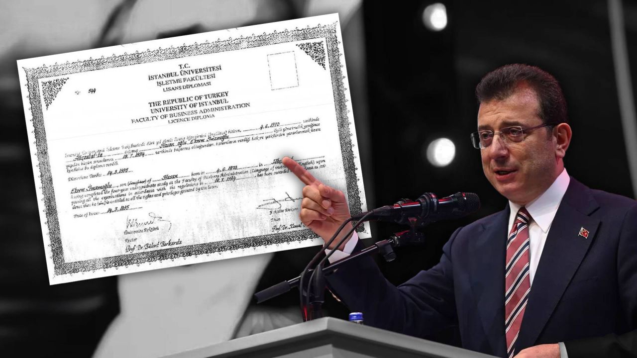 İmamoğlu'nun diploması iptaline karar verildi