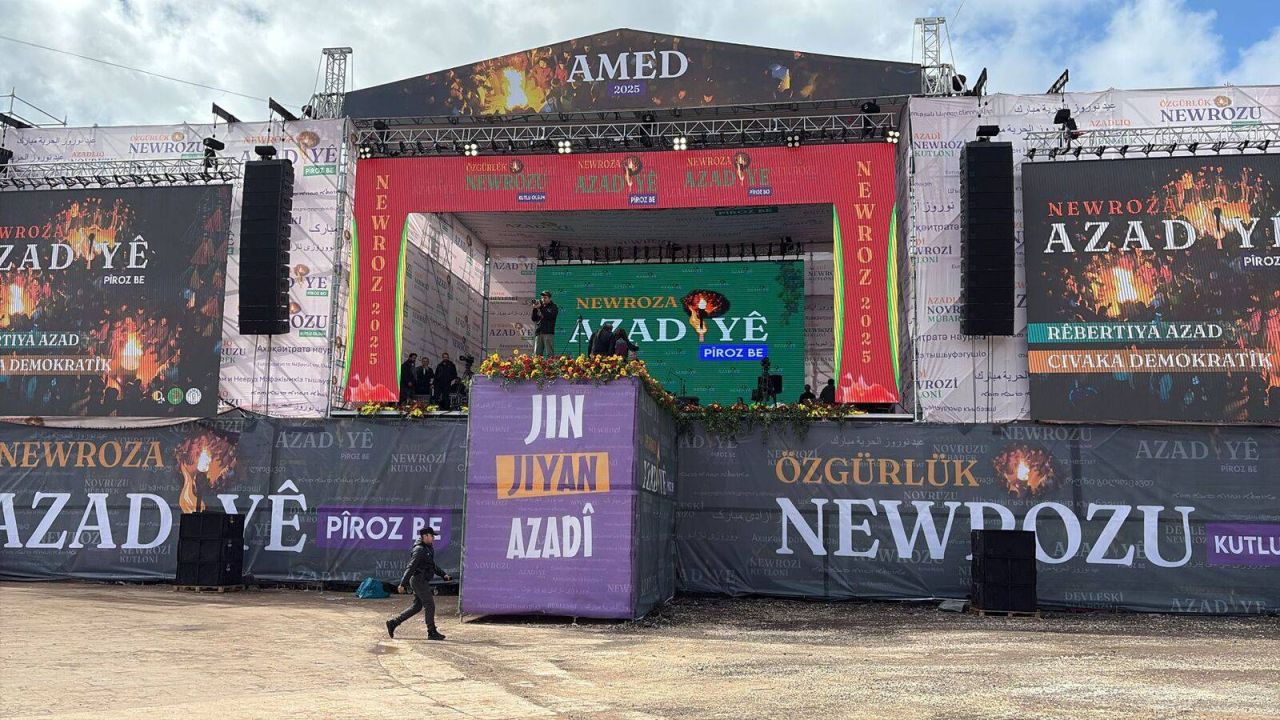 Diyarbakır'da nevruz kutlamaları sıkı güvenlik önlemleri altında başladı