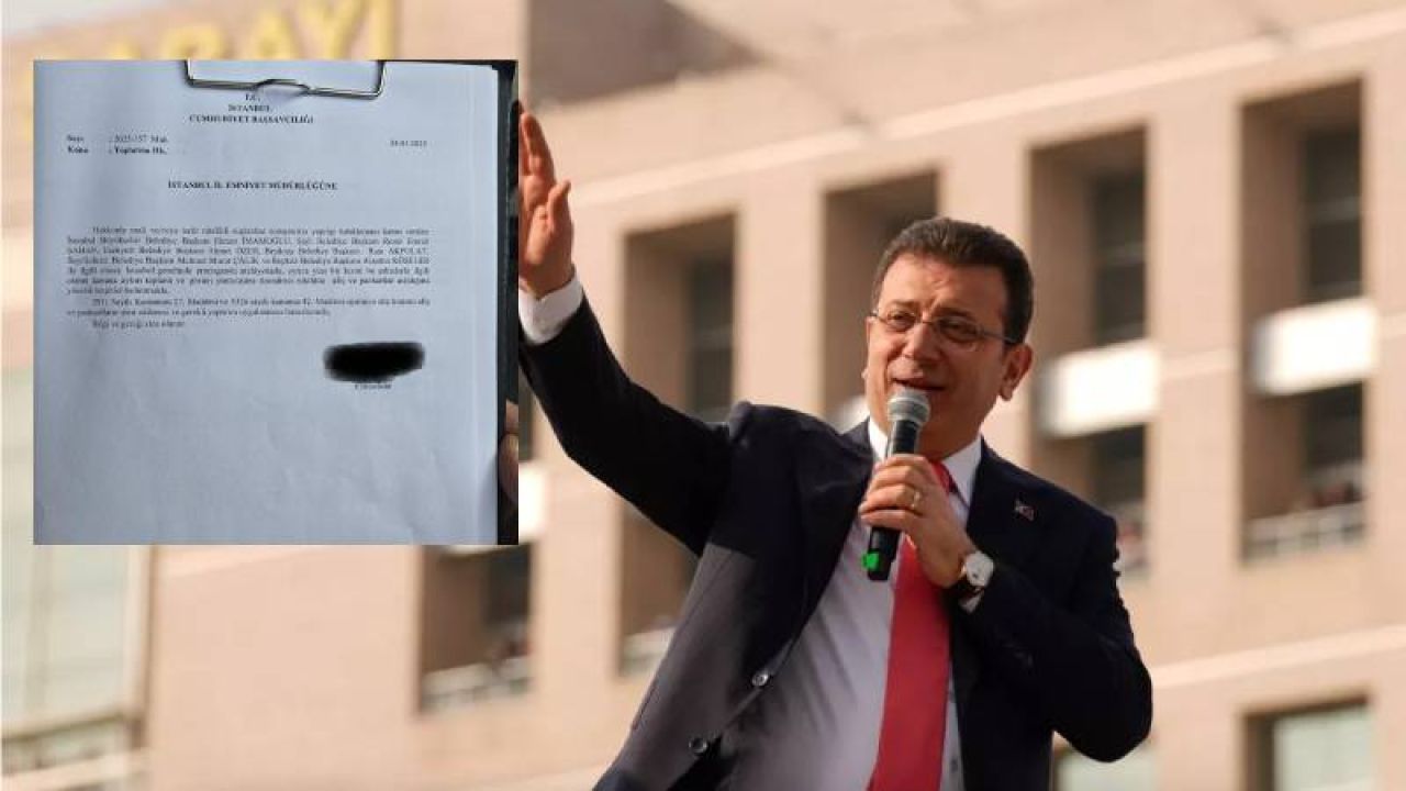 Başsavcılık, CHP ilçe başkanlıklarına İmamoğlu ve tutuklu belediye başkanlarının pankartlarının kaldırılması talimatı gönderdi