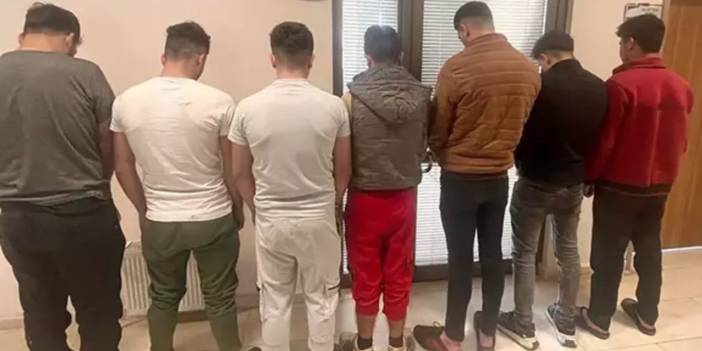 İslahiye’de 7 Kaçak Göçmen Yakalanarak Gözaltına Alındı